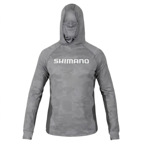 REMERA SHIMANO GRIS M/LARGA Y CAPUCHA SHMHOODGGREY REMERA SHIMANO GRIS M/LARGA Y CAPUCHA SHMHOODGGREY