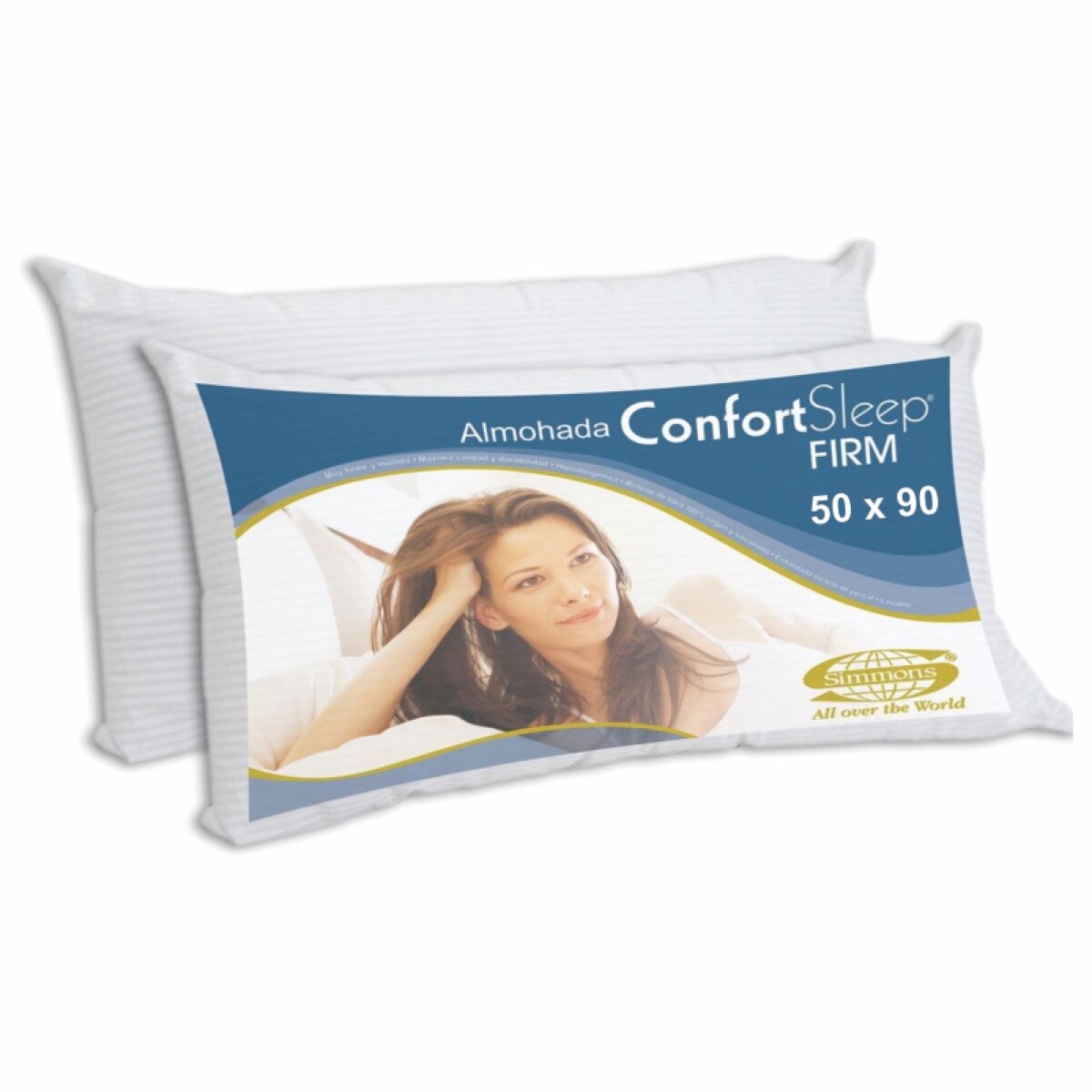 Almohada Simmons Modelo Firm de 50 x 90 King 