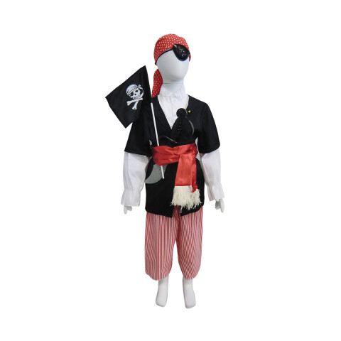 Disfraz Infantil Pirata Con Accesorios Para Halloween U