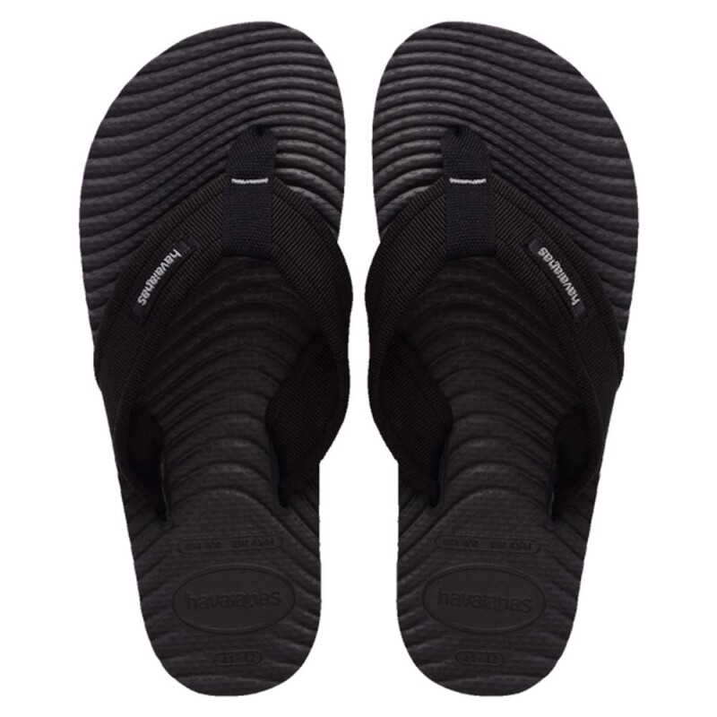 Sandalias Havaianas Surfer Coast Hombre Nuevo Grafito/negro