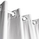 Set x4 paños cortina blackout 1,35m x 2,30m BLANCO