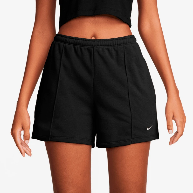 Pantalón Corto Nike Sportswear Chill Terry de Mujer Negro