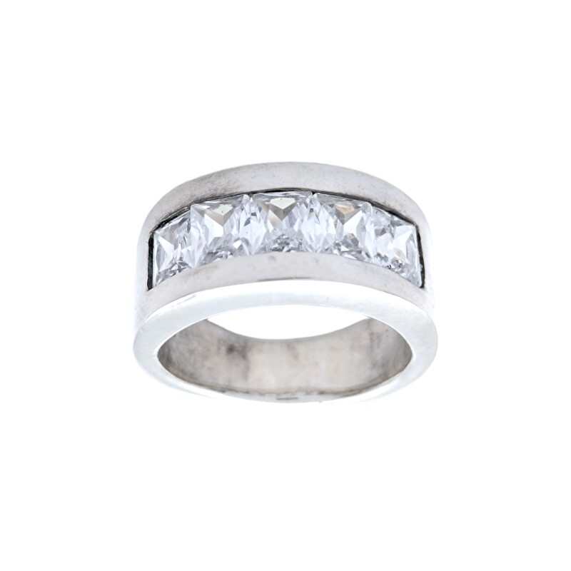 Anillo Sin Fin-Plata 925-Piedra Zirconia-AN3508 conpiedra