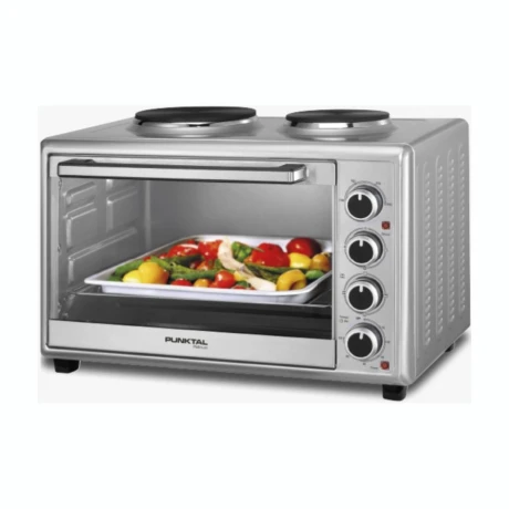 Horno Eléctrico PUNKTAL PK48LIX 1000W Dos Discos Capacidad 48Lt Horno Eléctrico PUNKTAL PK48LIX 1000W Dos Discos Capacidad 48Lt