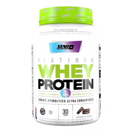 Whey Protein Premium 2lb Star Nutrition Cookies & Cream