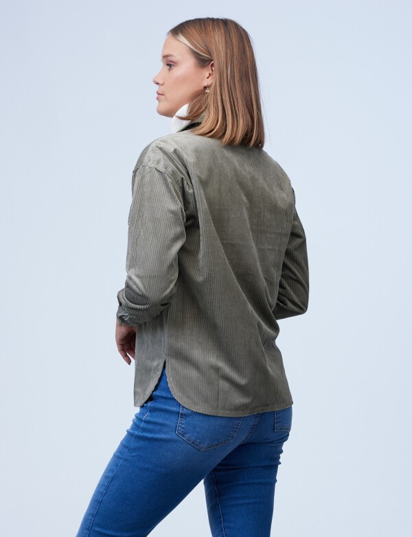 Sobrecamisa Corderoy OLIVA