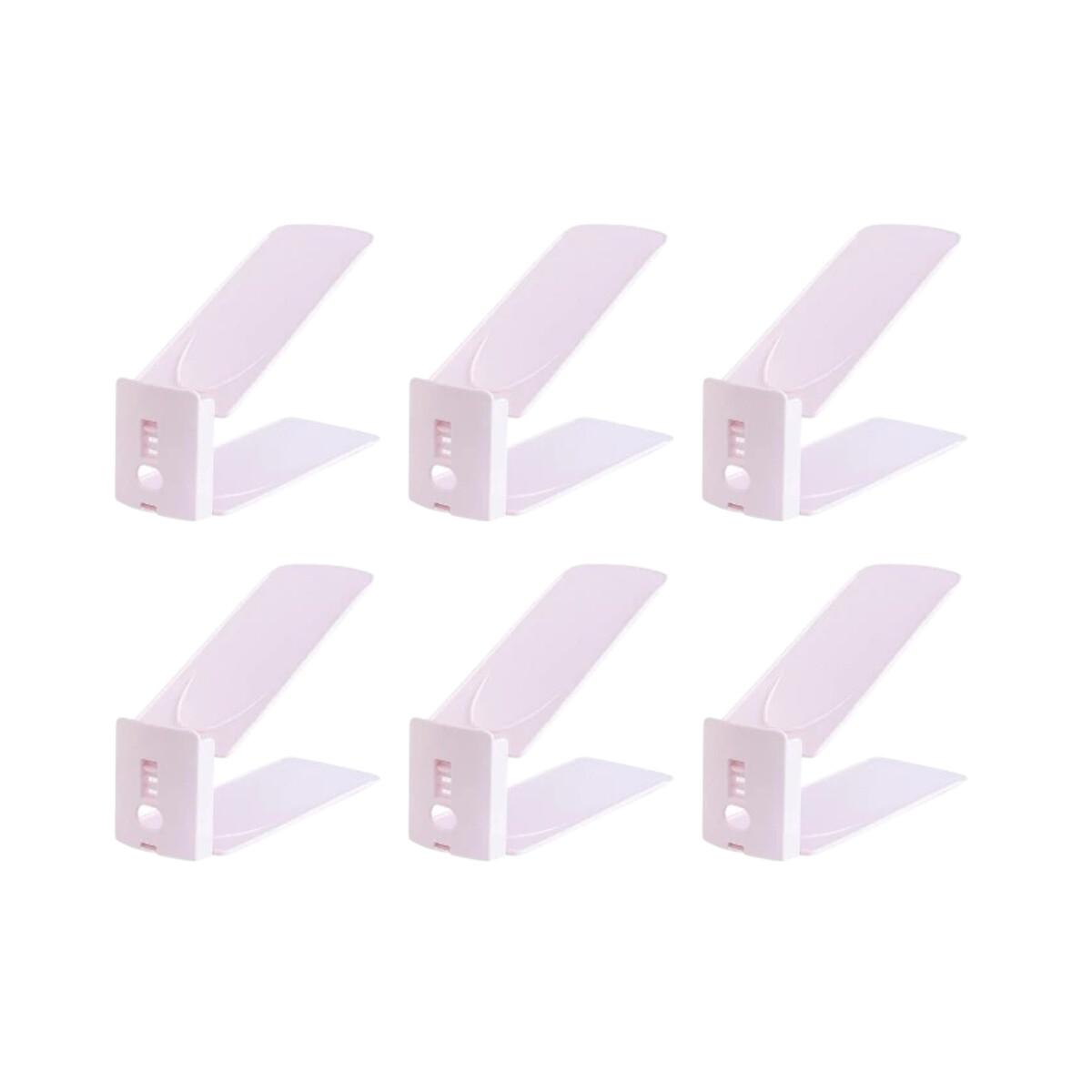 Kit Soporte Zapatos x6 Rosa 