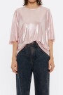 CAMISETA BOXY METALIZADA Gris