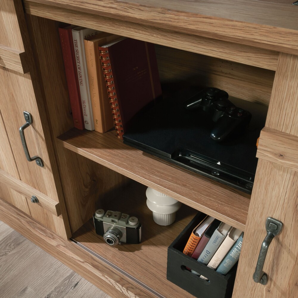 Rack para TV 70" Puertas corredizas - Sauder - Credenza Marrón