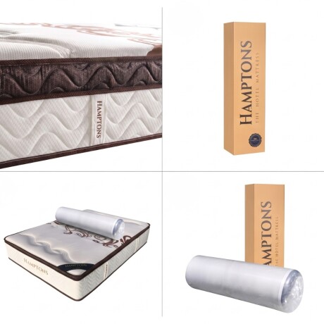Sommier 1 Plaza HAMPTONS Palladium 80X185 Beige