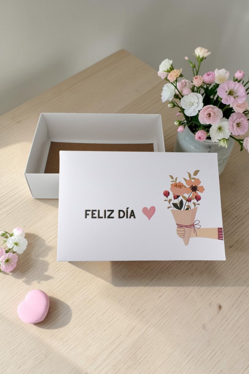 Caja Rectangular Impresa 20x30x9 cm - FELIZ DIA 
