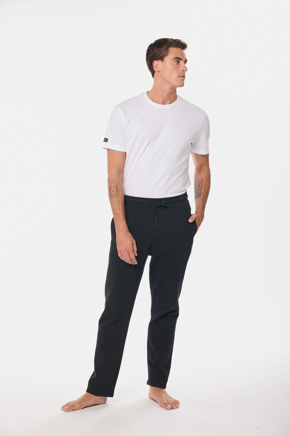 PANTALON DE FELPA Negro