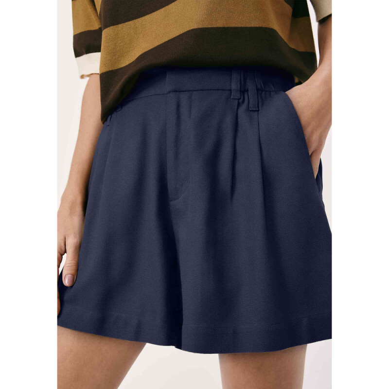 SHORTS FEM AZUL ESCURO