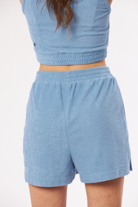 SHORT FELPA TIQUE RUSTY Azul