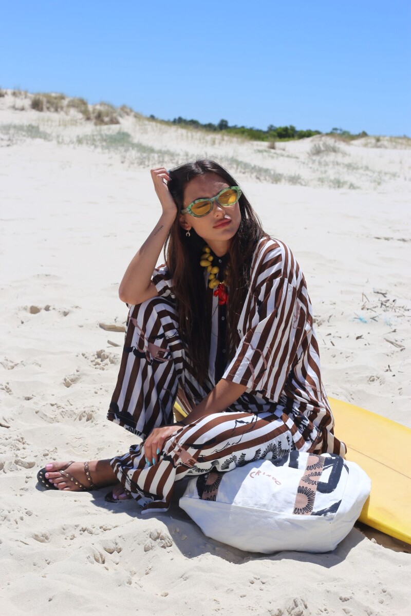 Camisa Gueliz MARRON