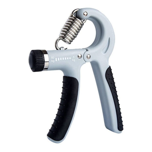 Ejercitador De Manos Hand Grip Regulable A Medida Fitness Variante Color Gris Negro