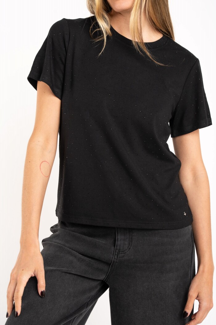 Remerón Brillos Viscosa Negro