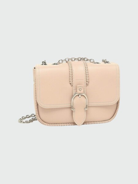 Longchamp -Cartera pequeña de cuero, Amazone Rosado