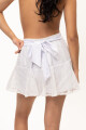 Falda Moss Blanco Lurex