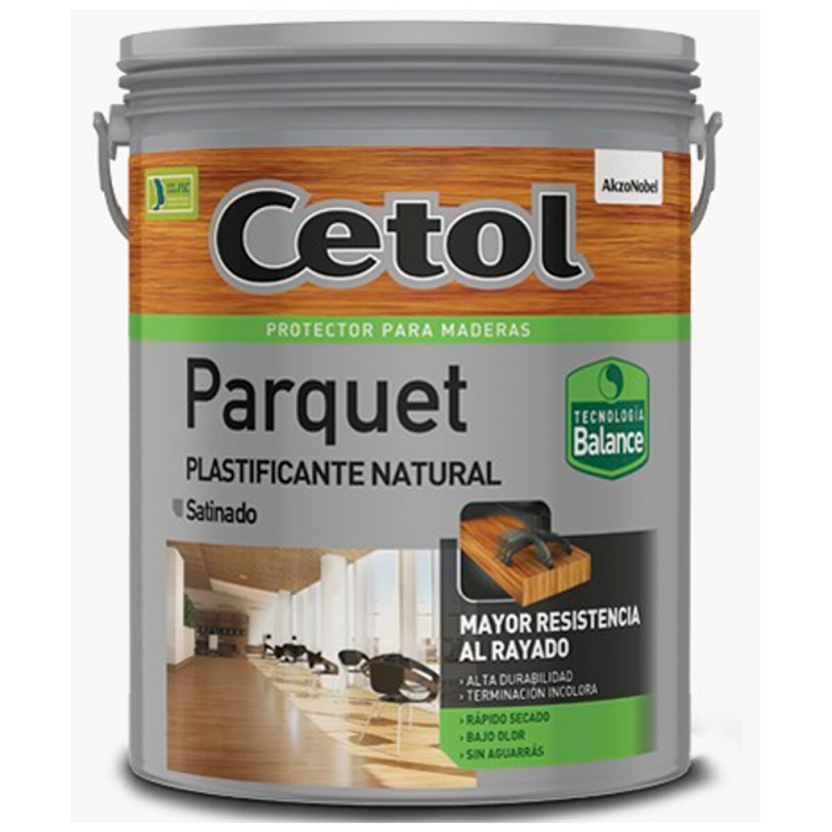 CETOL PARQUET BALANCE SATINADO 1L INCA ++ - N/a 