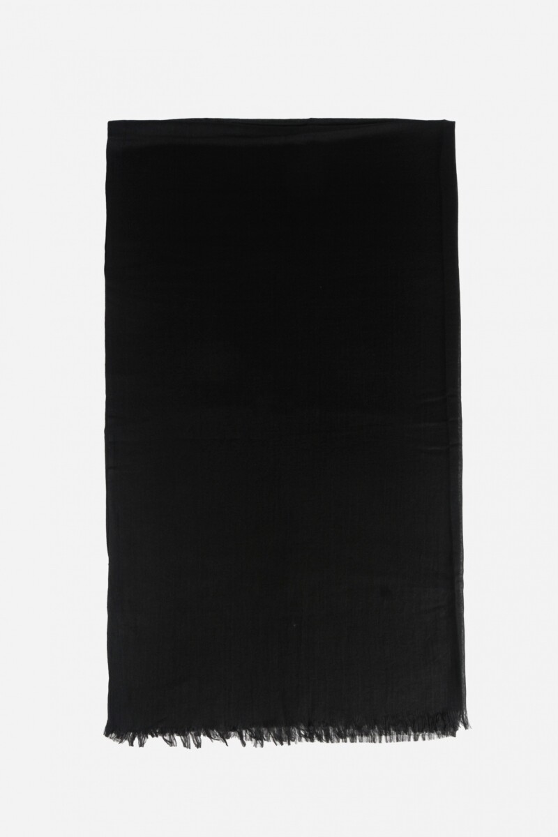 Pashmina lisa negro