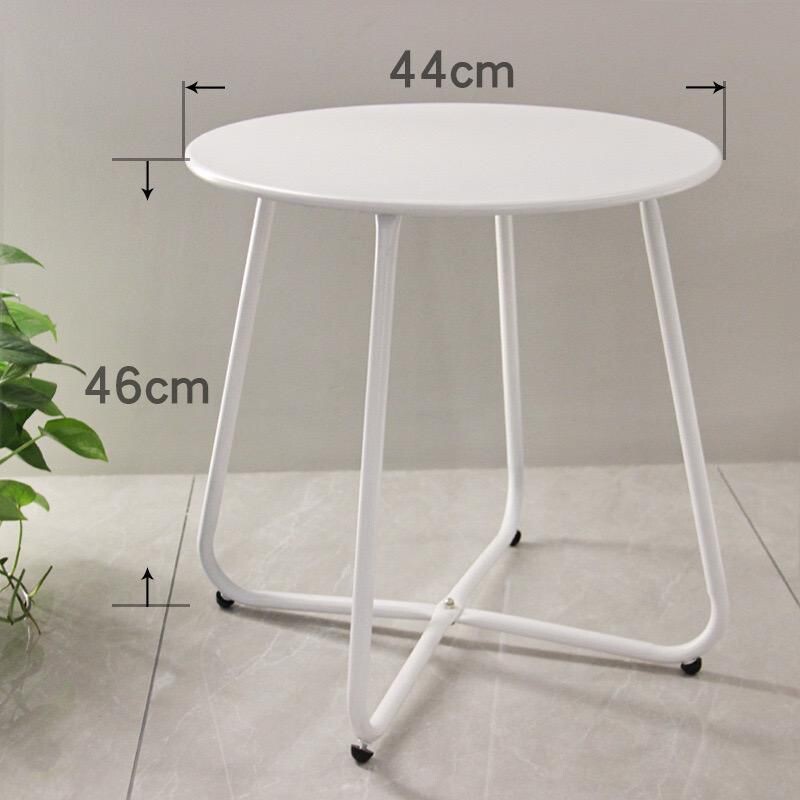 KFD01 Mesa Auxiliar Baja 44x44x46cm - Blanca