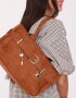 Shopper Cartera Shopper Suede Camel - Marron Camel