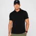 Polo Manga Corta The 24-7 Hombre Black