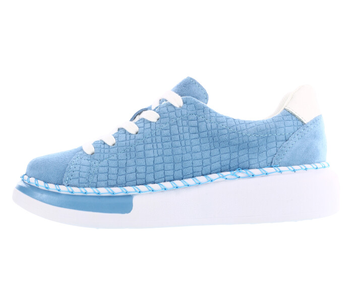 Zapatos de Mujer Bottero Deportivo acordonado Celeste - Blanco