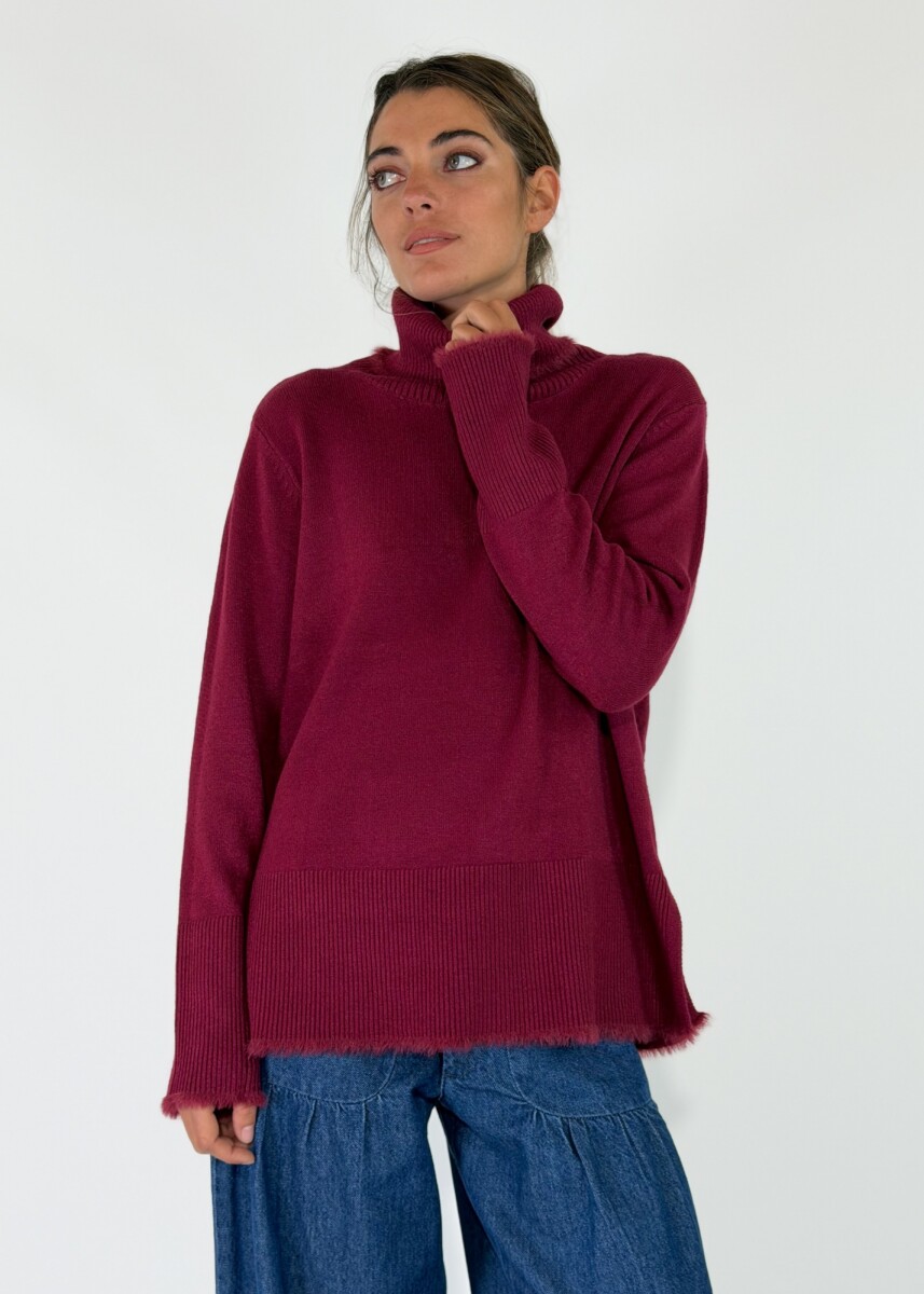 SWEATER TAMES - BORDO 