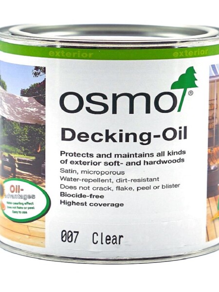 OSMO 007 ACEITE DECKING 12 UV TEKA INCOLORO 0.75 LT N/A
