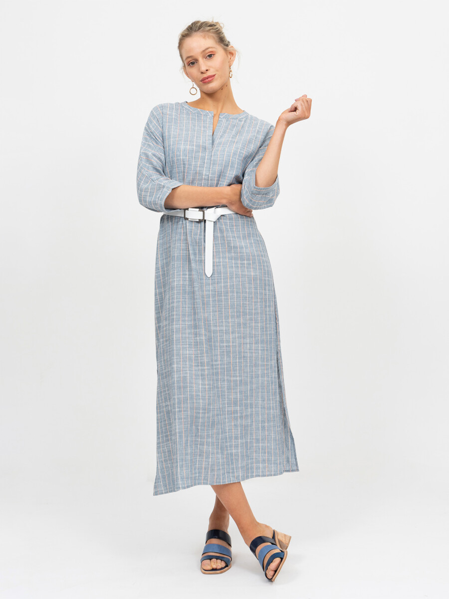 Tunica lino - indigo 