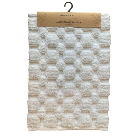 Alfombra Bulky 40X60Cm Color Blanco Alfombra Bulky 40X60Cm Color Blanco
