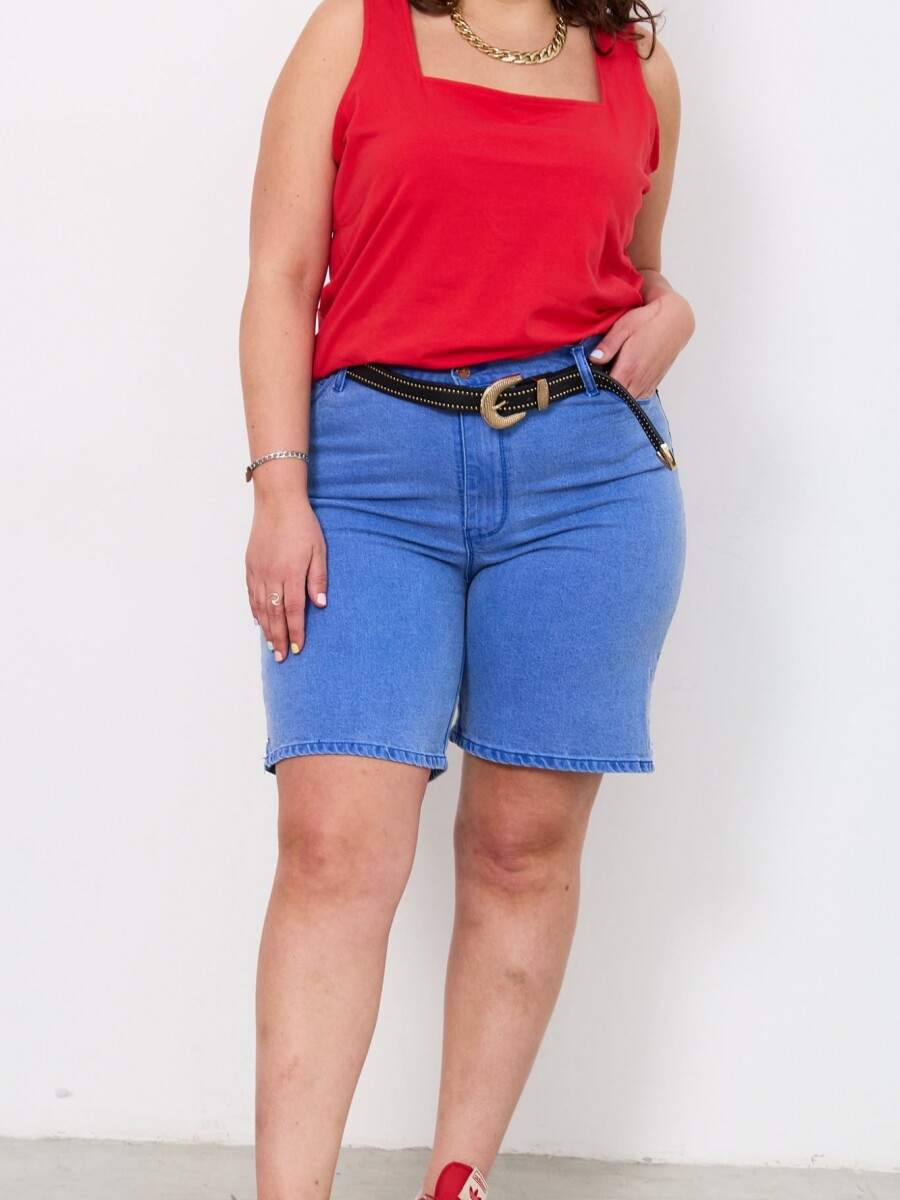 Musculosa Brunela Rojo