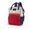 Bolso Mochila Maternal Bebe Resistente Impermeable Madre Multicolor
