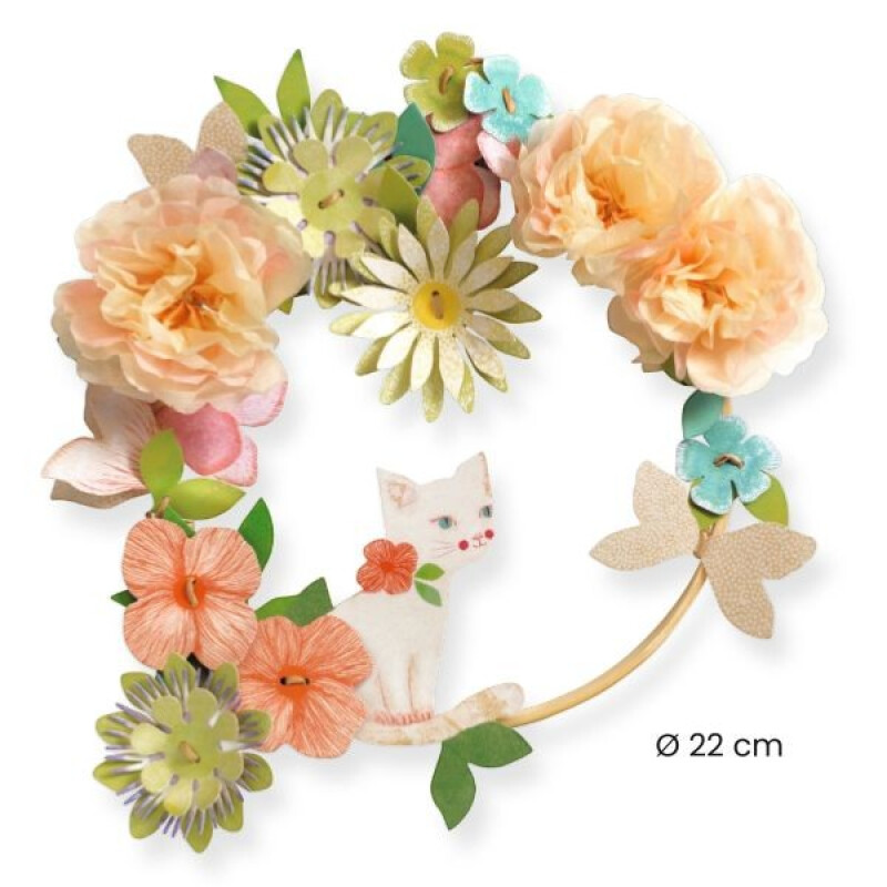 Kit Creativo Corona Floral Dalia Djeco Kit Creativo Corona Floral Dalia Djeco