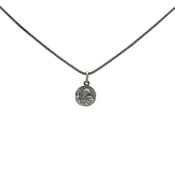 Dije San Benito-Plata 925-Sin Piedra- CP3142 sinpiedra