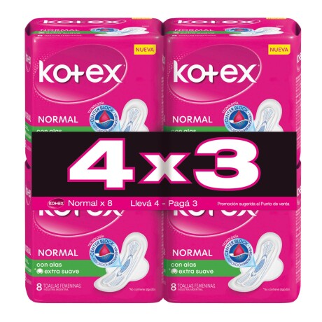 Kotex Toa Fem Normal 4X3 Kotex Toa Fem Normal 4X3