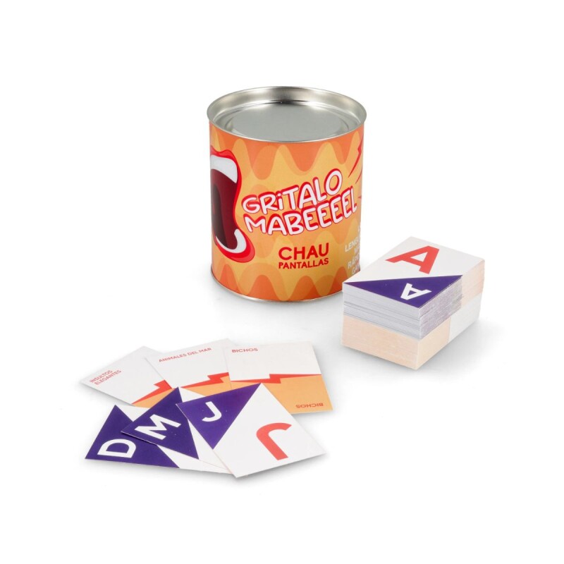 Juego de cartas Gritalo Mabel Chau Pantallas +12 años Juego De Cartas Gritalo Mabel Chau Pantallas +12 Años