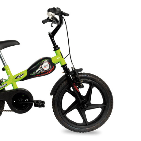 Bicicleta Infantil Verden Choppera Rod 16 C/ Rueditas Verde