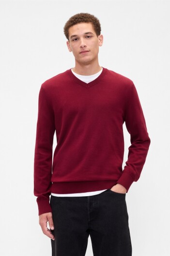 Buzo Algodón Cuello V Hombre Red Delicious