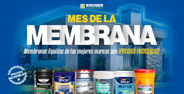 Mes de la Membrana en Kroser: soluciones para impermeabilizar tu hogar