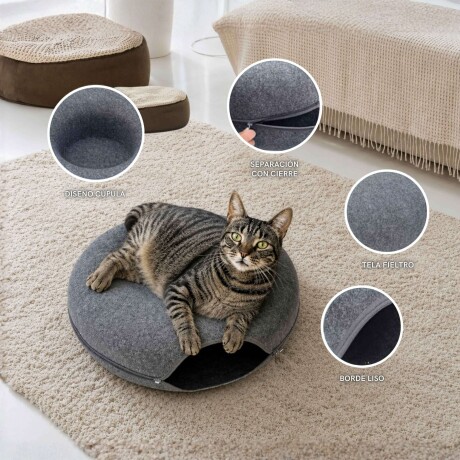 Cama - Cucha Dona Para Gato Mediano Cama - Cucha Dona Para Gato Mediano