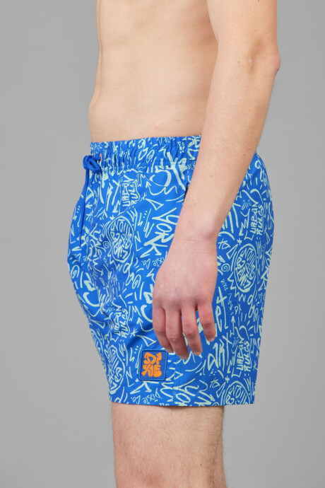 SHORT AKIM DIXIE Azul