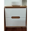 Mueble de baño Suspendido Beatriz 60 cm Blanco con Catedral sin bacha Mueble De Baño Suspendido Beatriz 60 Cm Blanco Con Catedral Sin Bacha