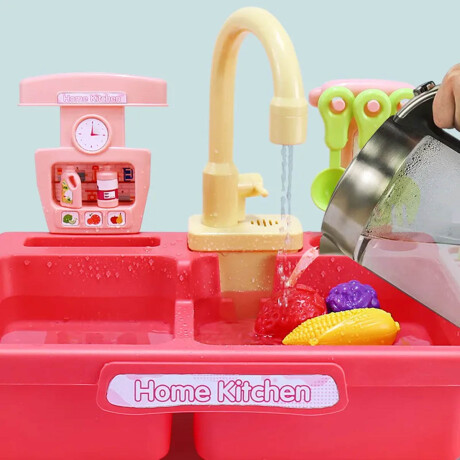 Pileta Cocina Lavavajillas Agua Real Con Accesorios Jug007010