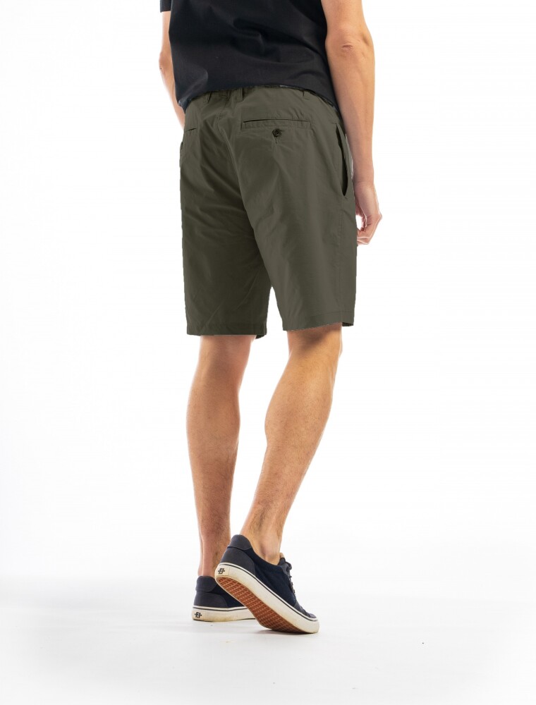 Bermuda Clasica de Algodón Miami Kaki