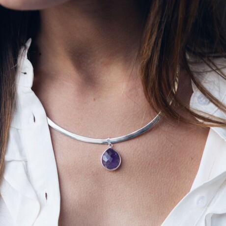 Dije Medusa Amatista - Plata 925 Dije Medusa Amatista - Plata 925