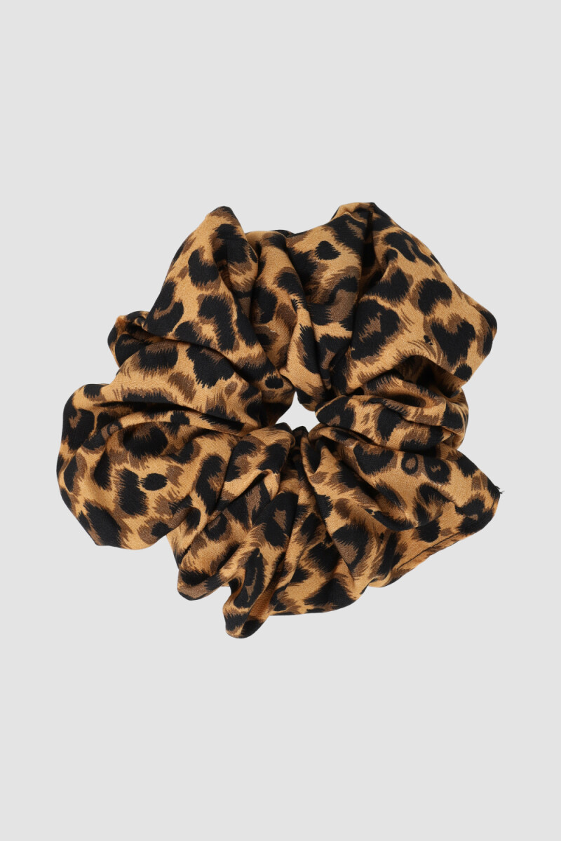 Cola scrunchie<br /> animal print - Animal print 