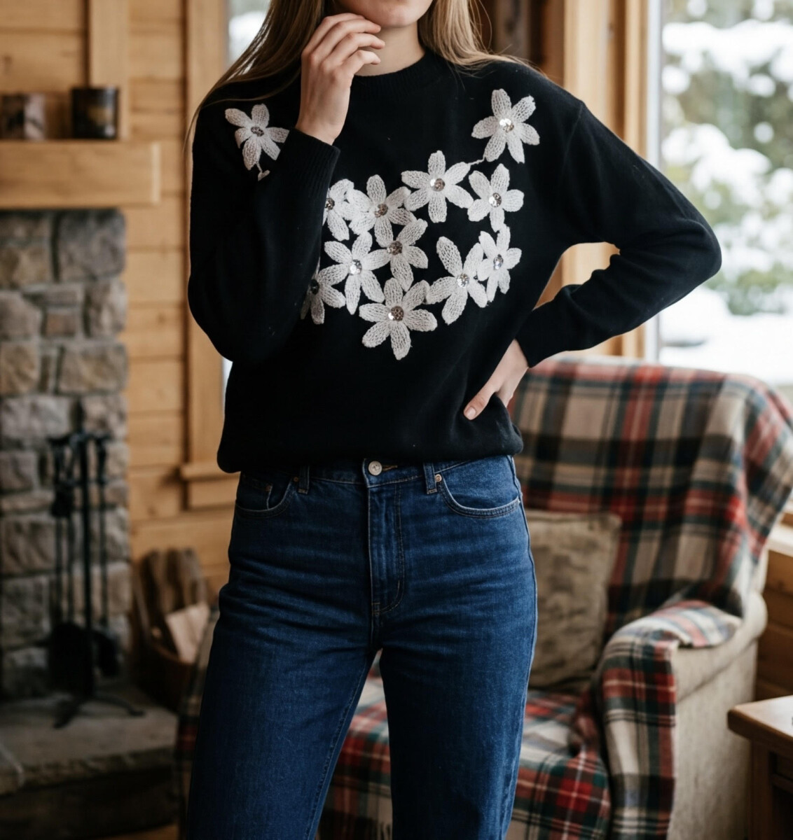 Sweater Kaylo - Negro 